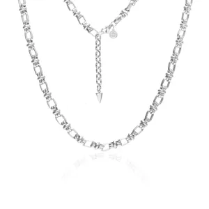 Silk & Steel Stainless Steel Capri Necklace