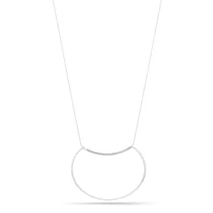 SILVER 2"INCHES PENDANT NECKLACE #SQ358-0180S (OF20)