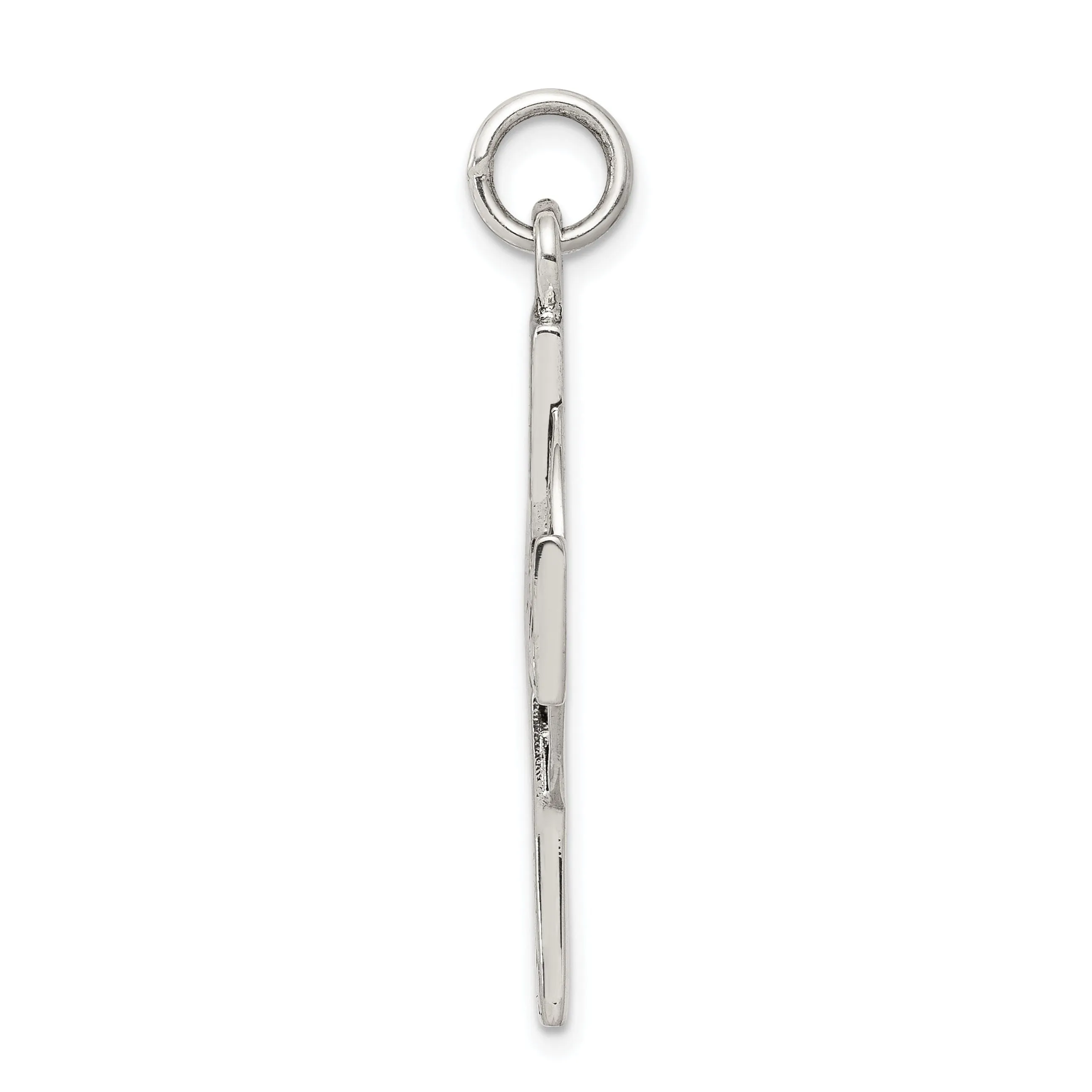 Silver Antiqued Finish Celtic Cross Pendant