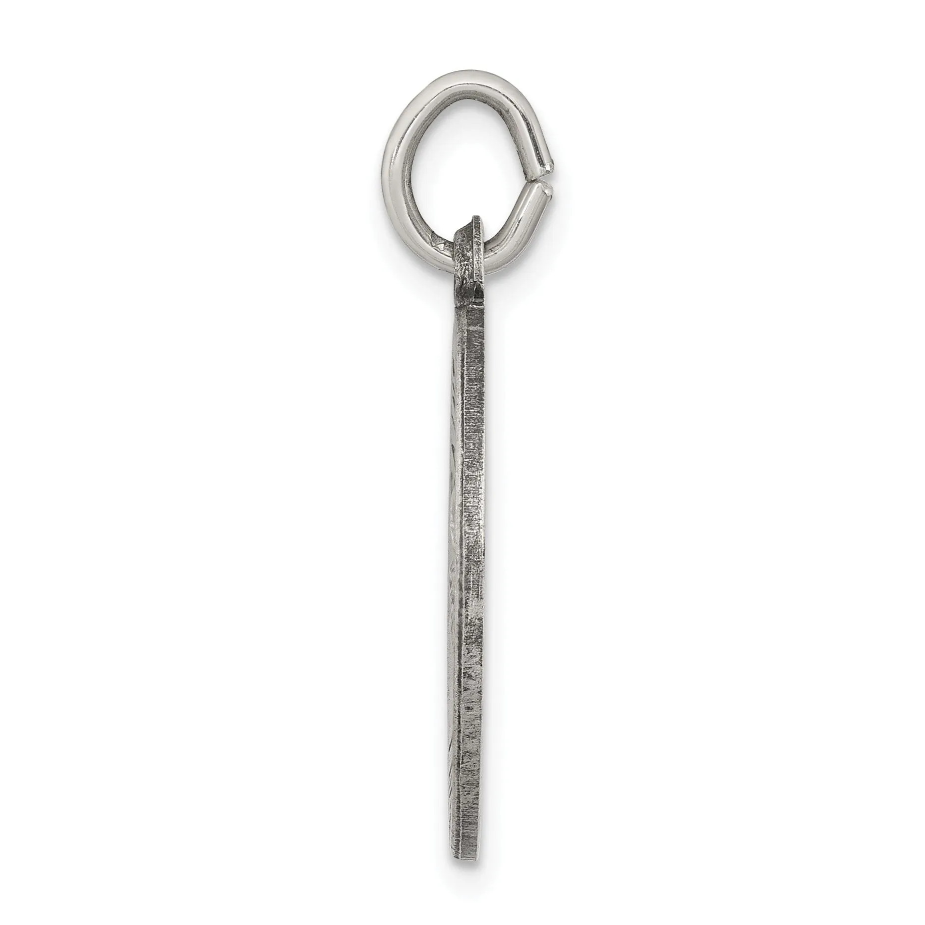 Silver Antiqued Saint John the Baptist Medal