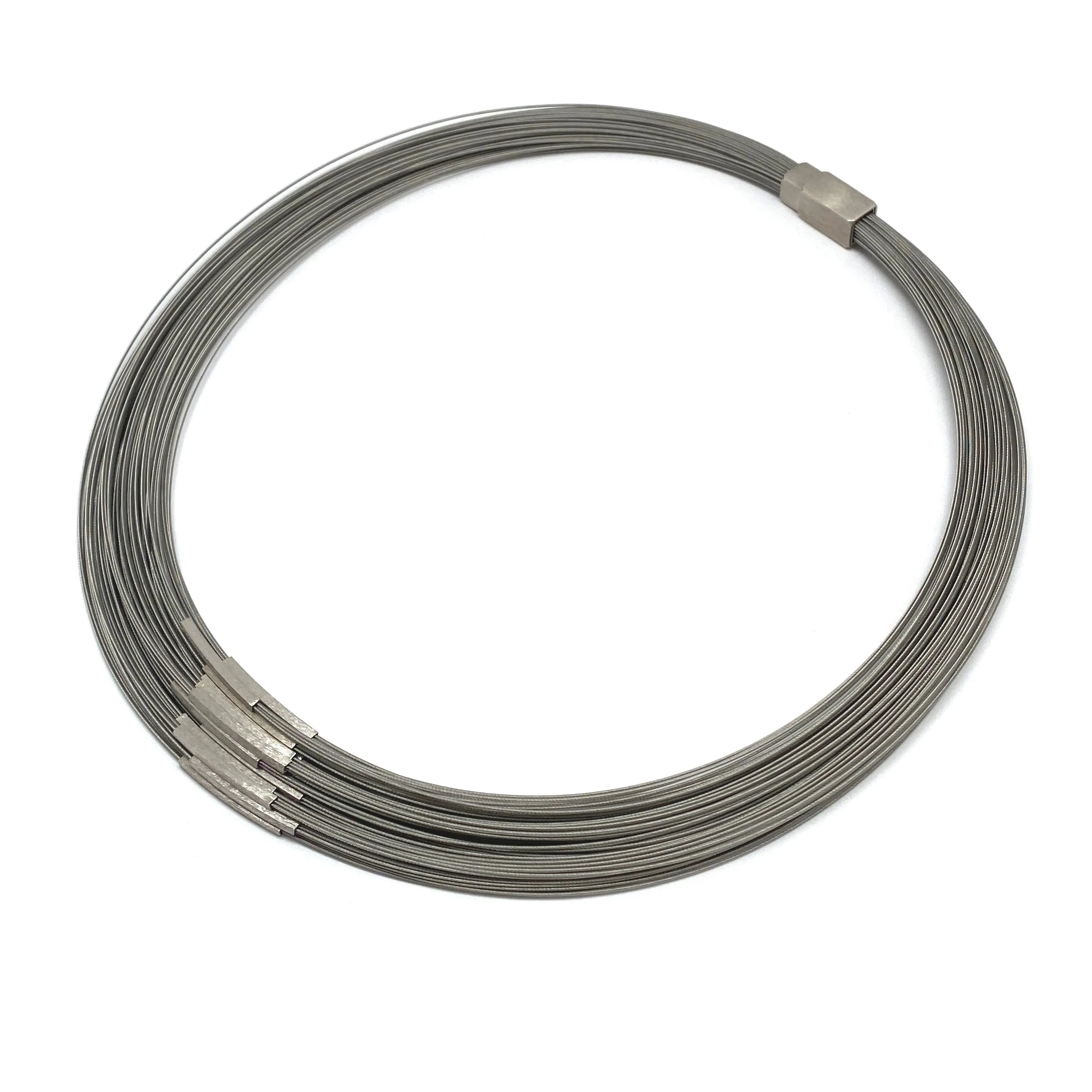 Silver Bar Necklace - Wide