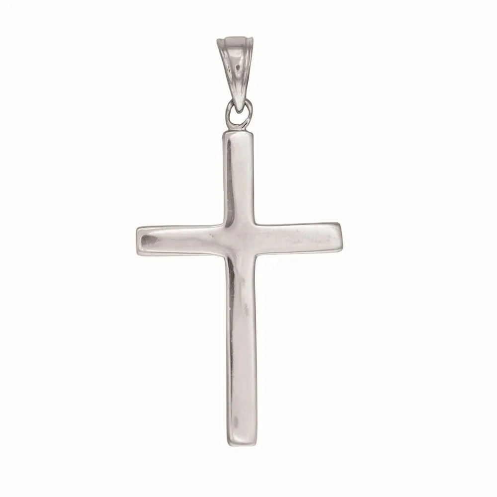 Silver Flat Cross