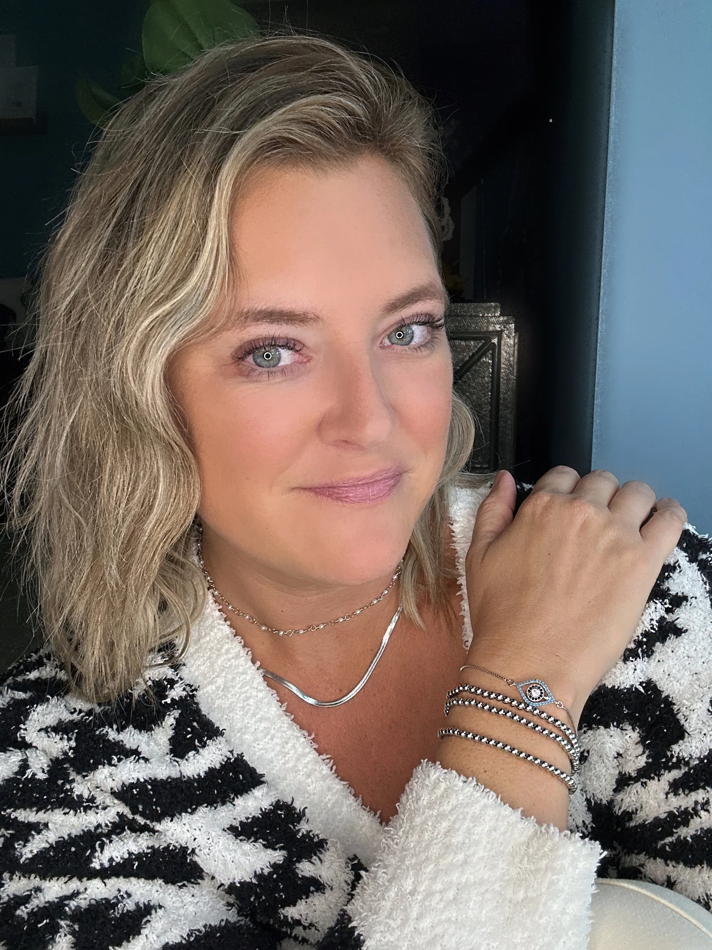 Silver Herringbone Necklace