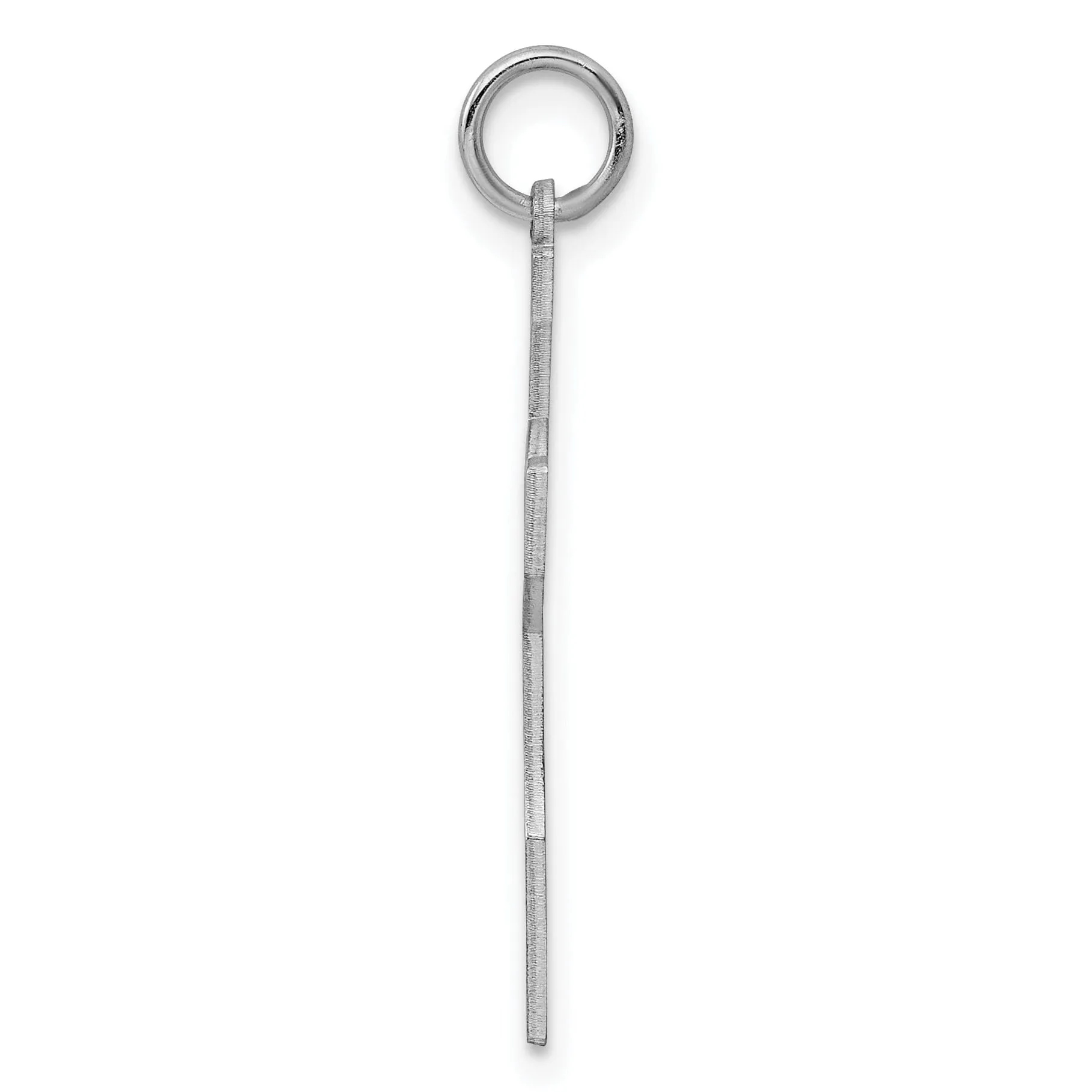 Silver Laser Designed Latin Cross Pendant