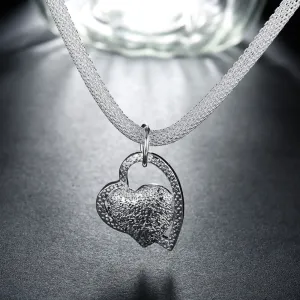 silver plated  Fine Fashion  Jewelry Necklace Chains Pendant