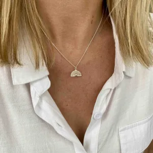 Silver Rainbow Necklace