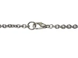 Silver Toned Etched Side Facing Spider Necklace