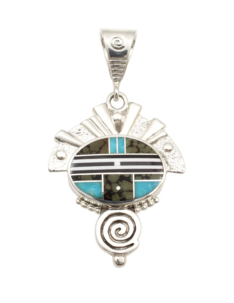 Small Oval Headdress Pendant