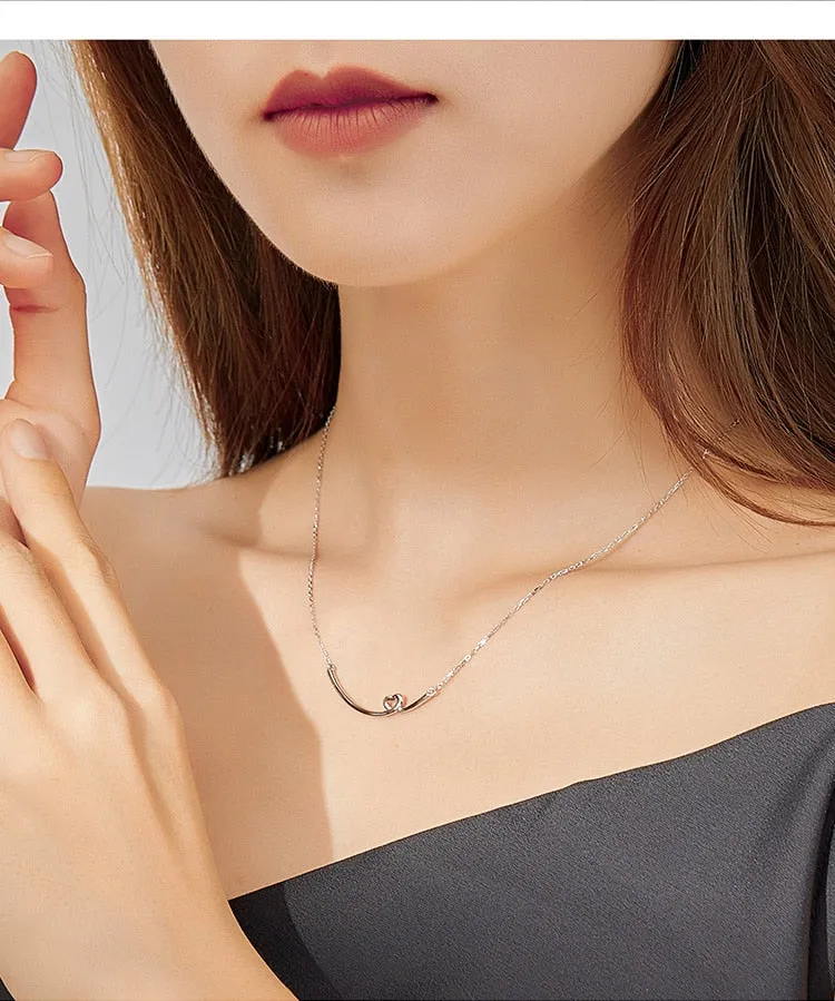 Smile Heart Necklace