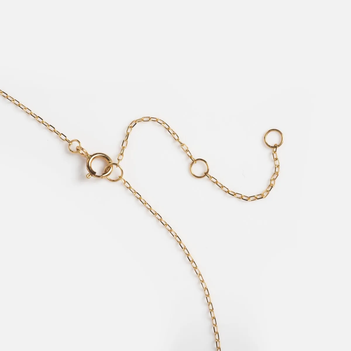 Solid Gold 2025 March Capsule Classic Aquamarine Pendant Necklace