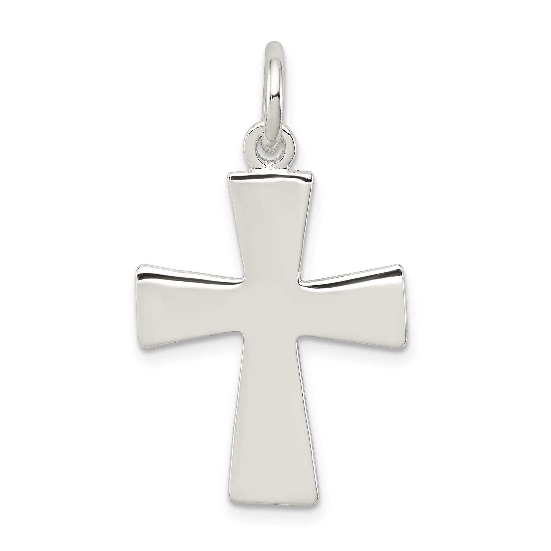 Solid Sterling Silver Latin Cross Pendant