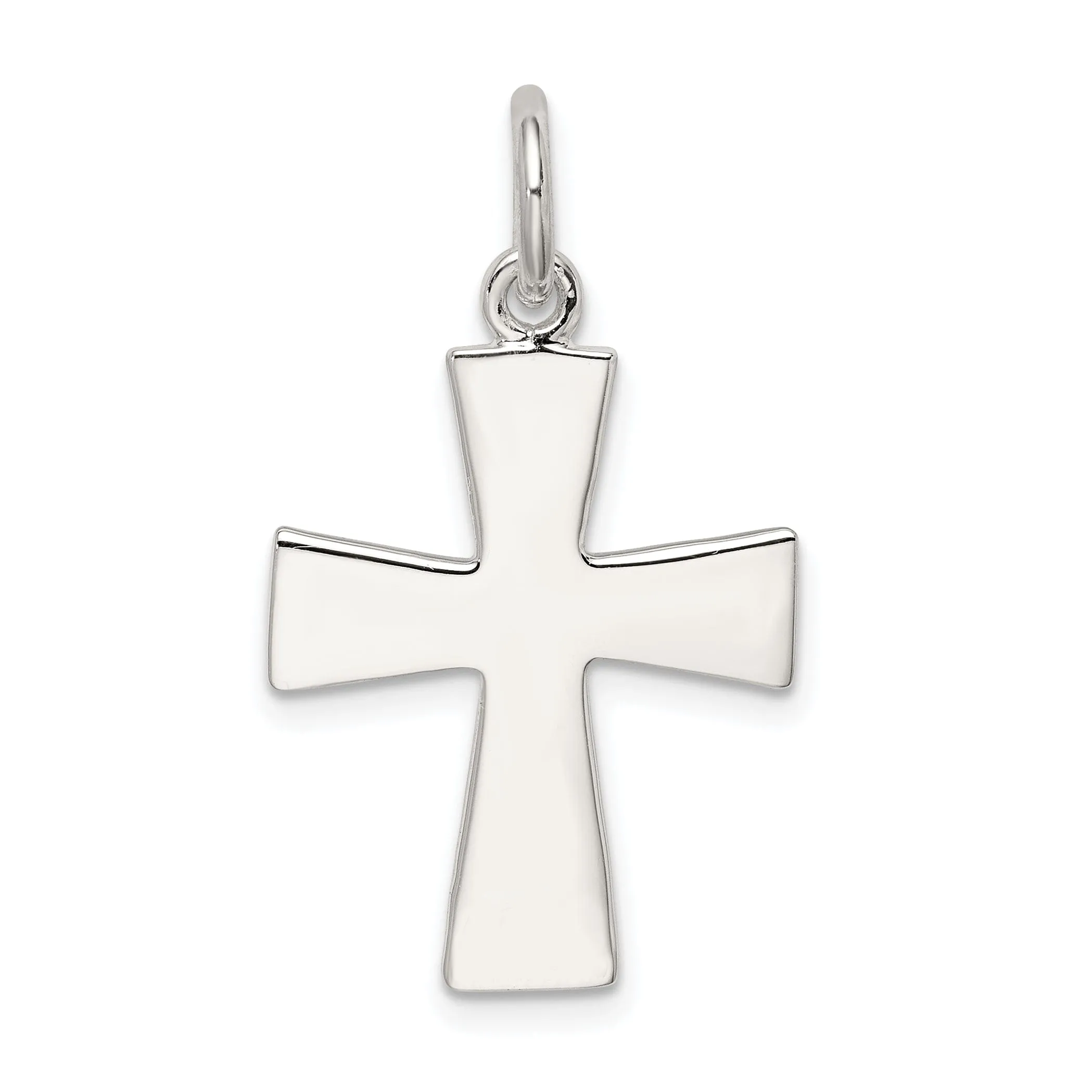 Solid Sterling Silver Latin Cross Pendant