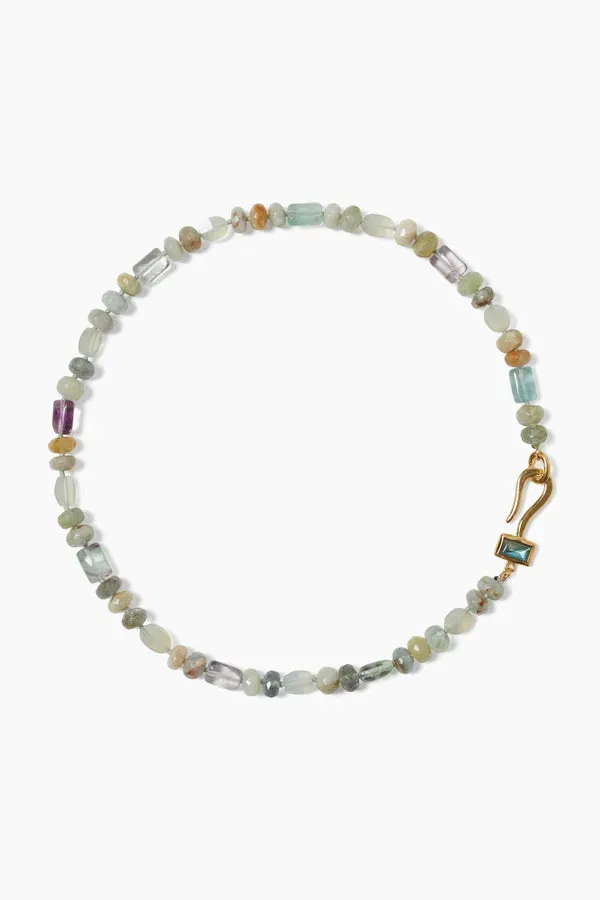 SOLSTICE NECKLACE GREEN MIX