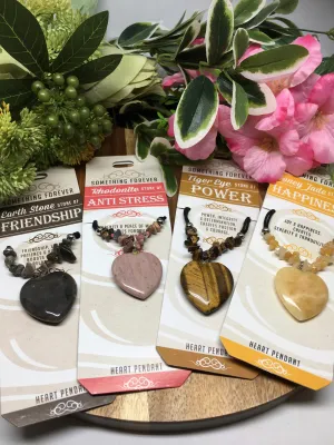 SOMETHING FOREVER - Heart Pendant Necklaces