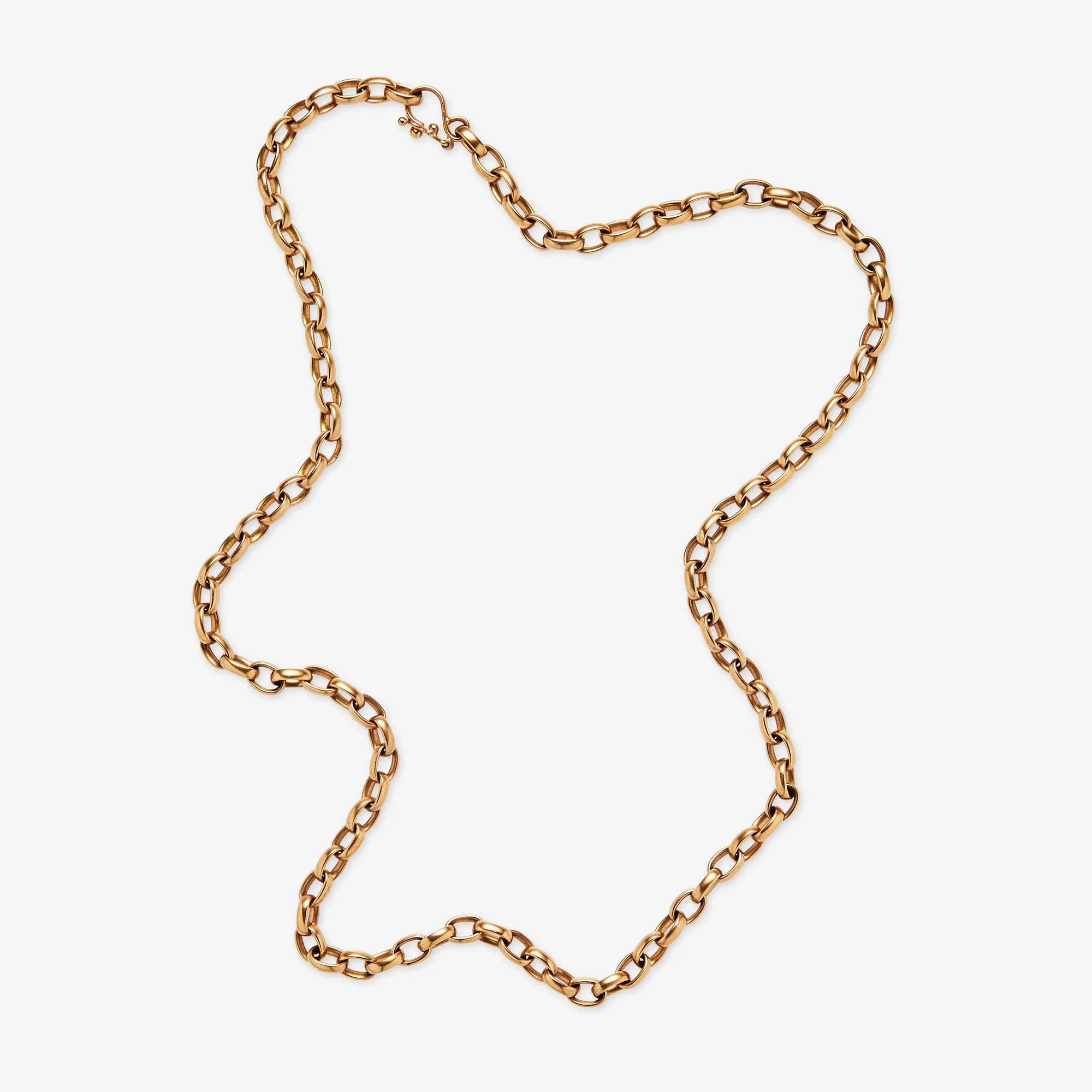 Sonoma Small Link Chain Necklace in 20K Peach Gold