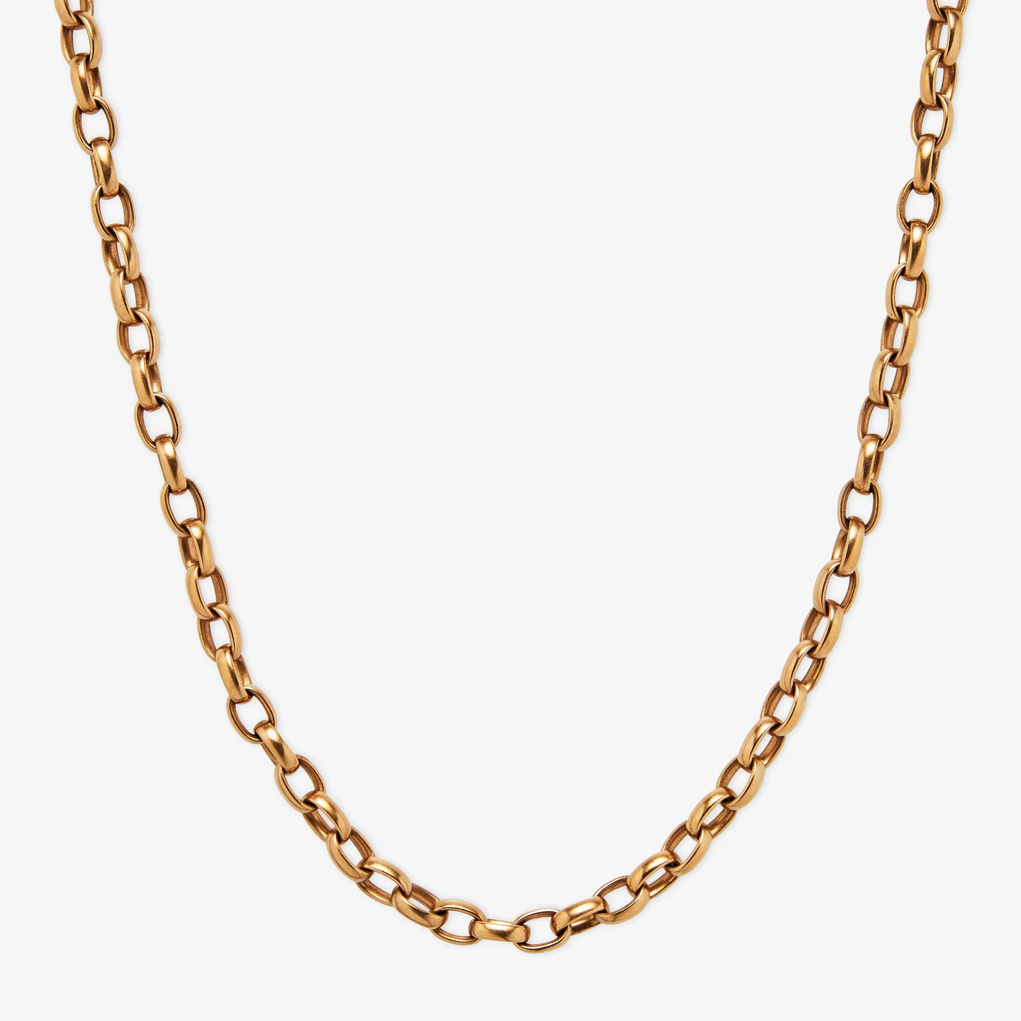 Sonoma Small Link Chain Necklace in 20K Peach Gold