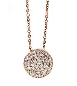 Sparkling disk necklaces- silver, gold, rosegold