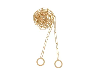Square Link Chain in Yellow Gold