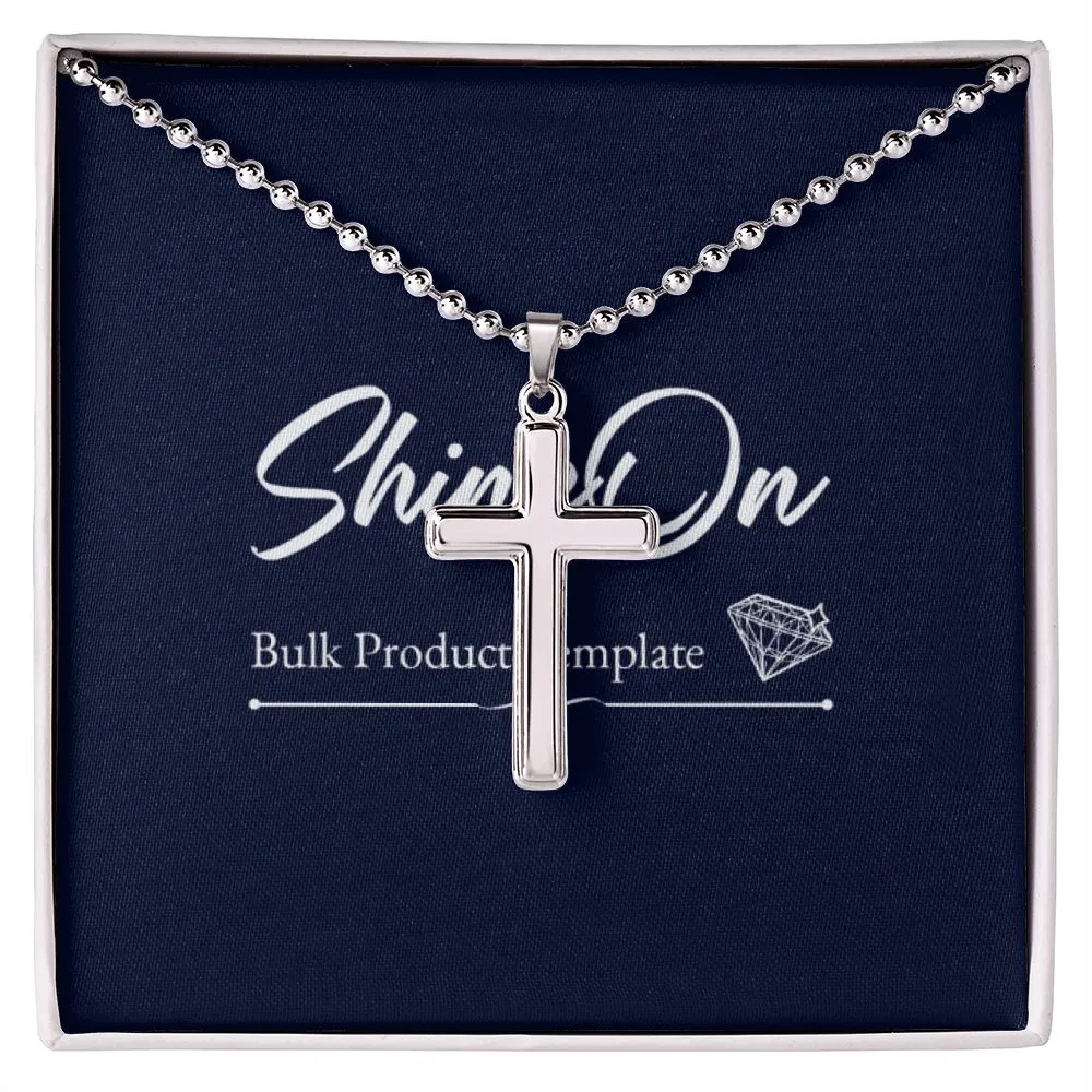 stainless cross necklace