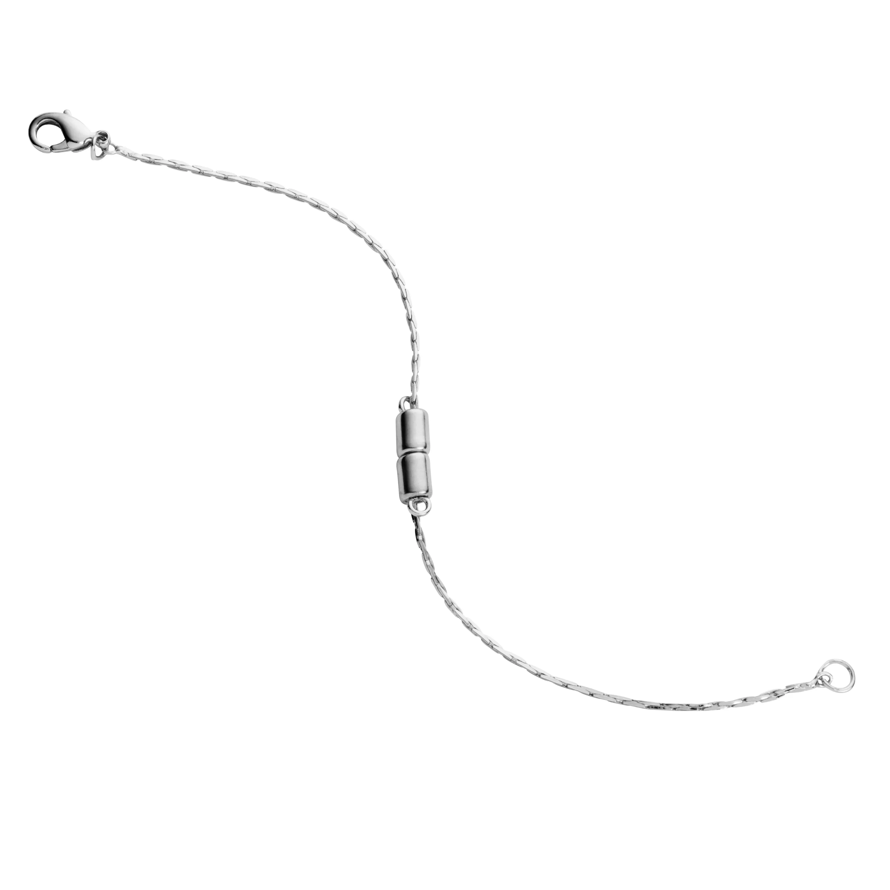 Stainless Steel Adjustable Necklace Chain Extender with Lobster Clasp, 2 Extenders