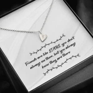 Star Grandkids Heart Charm Necklace
