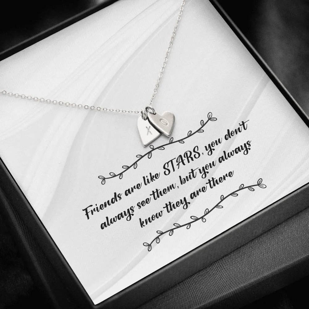 Star Grandkids Heart Charm Necklace