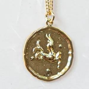 Star Sign Pendant Necklace - Capricorn