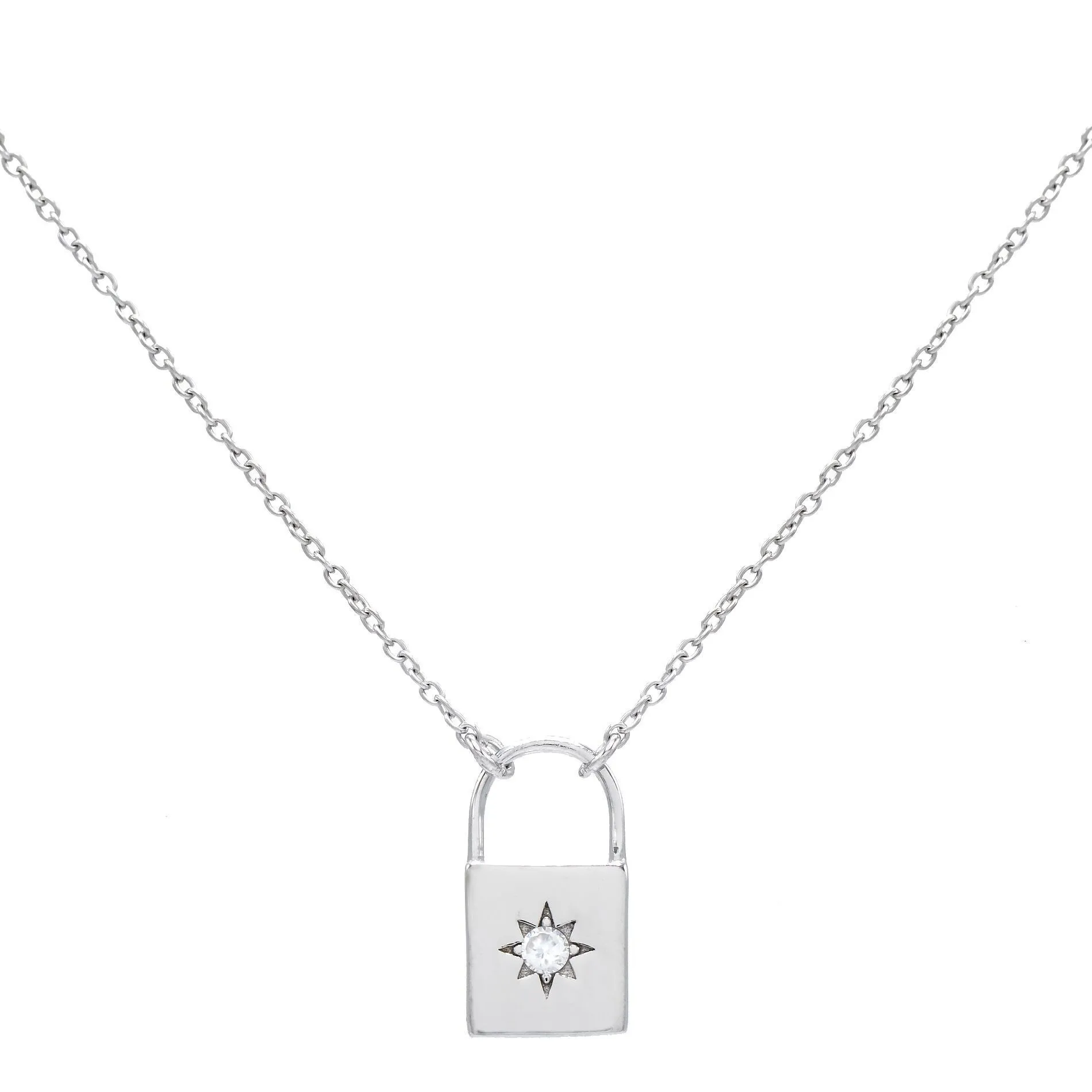 Starburst Lock Necklace