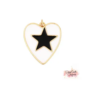 Starry Heart Charm