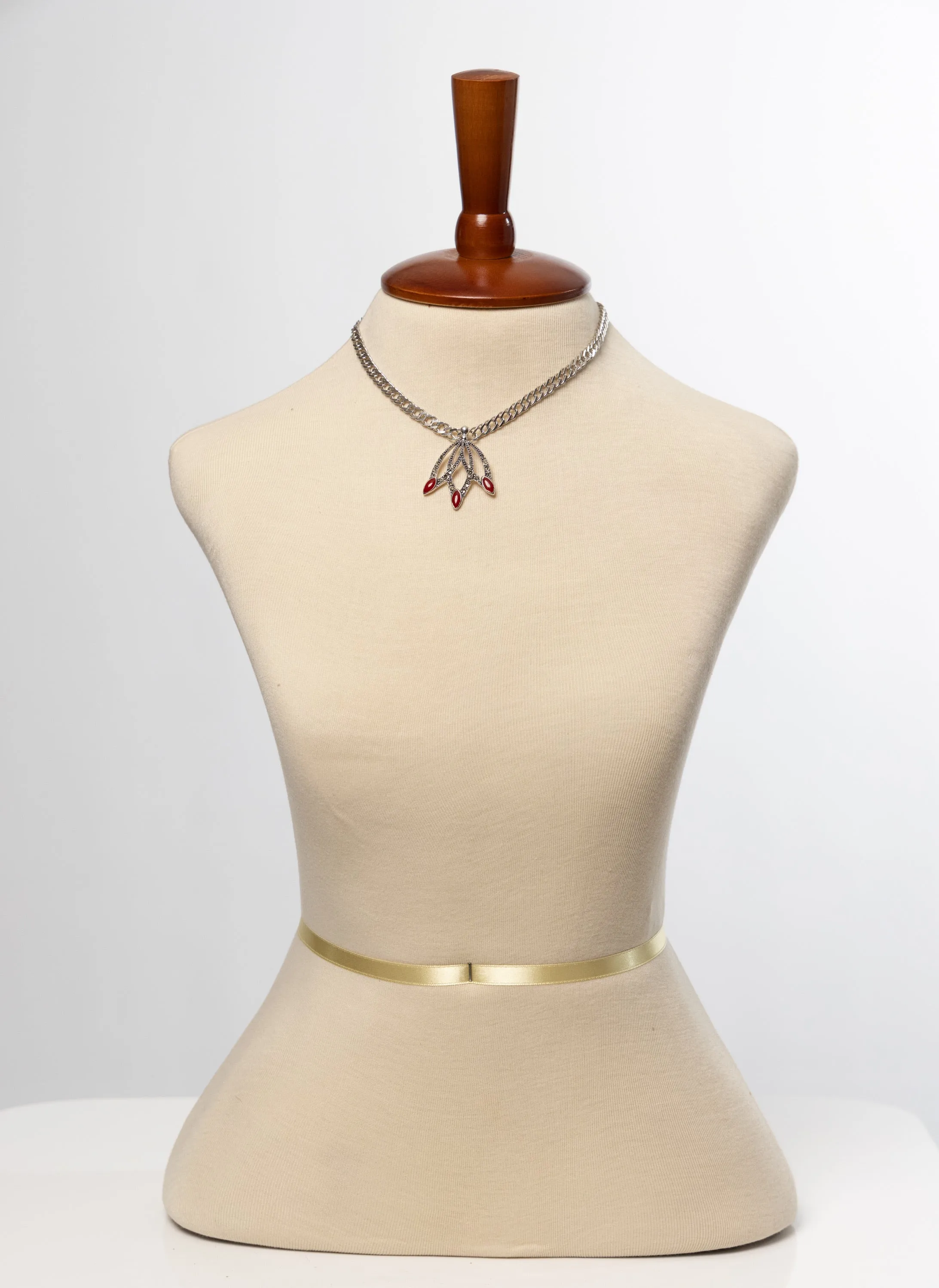 Sterling and Garnet Necklaces