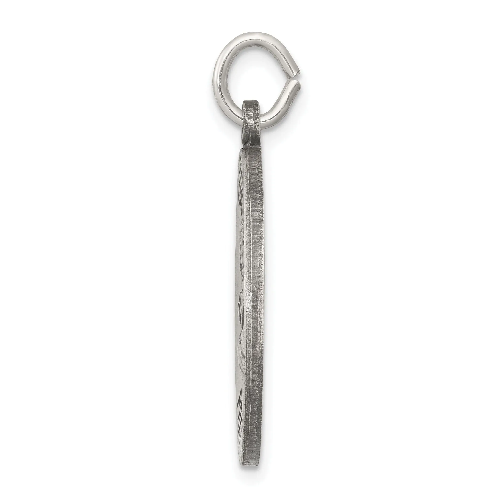 Sterling Silver Antiqued Saint Joseph Medal