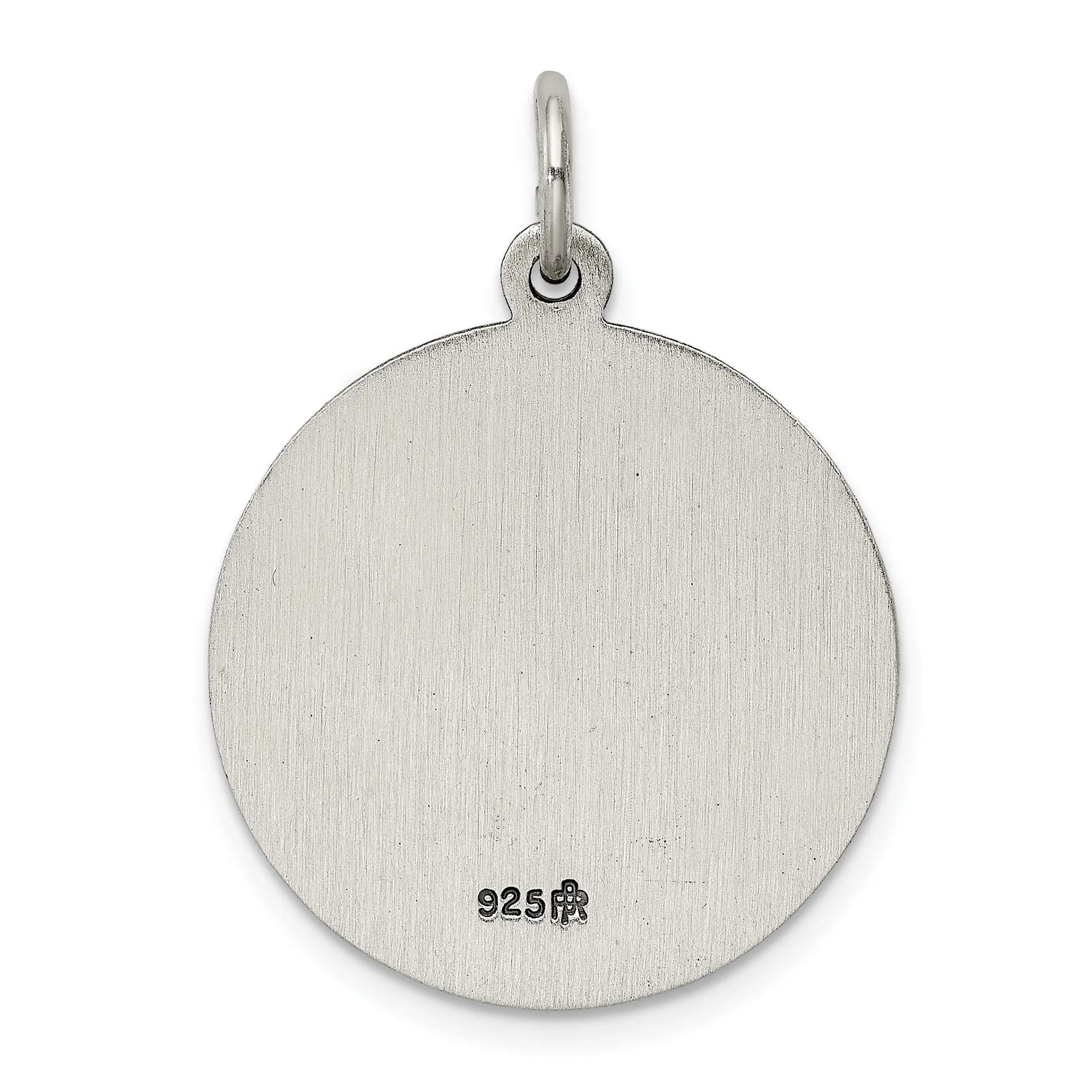 Sterling Silver Antiqued Saint Joseph Medal
