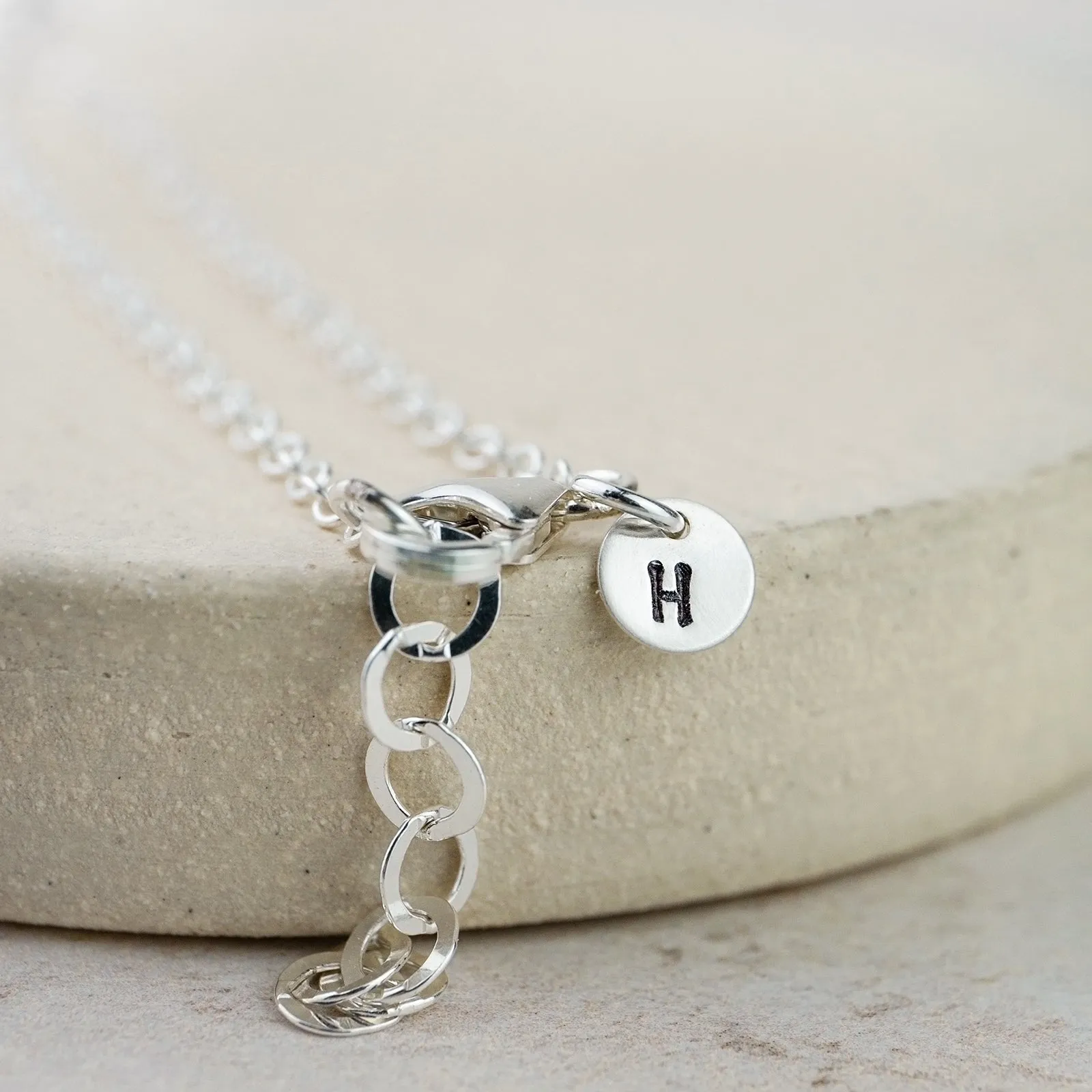 Sterling Silver Boho Birthstone Bracelet