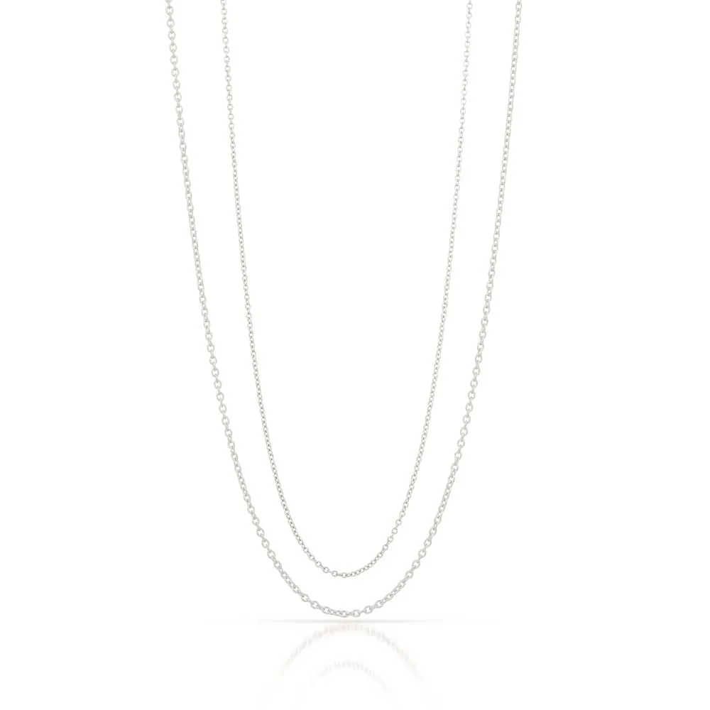 Sterling Silver Cable Chain - light weight