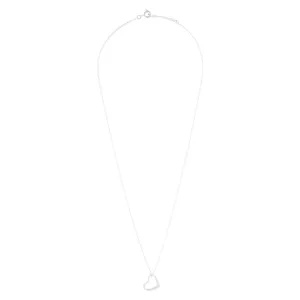 Sterling Silver Heart Pendant Necklace