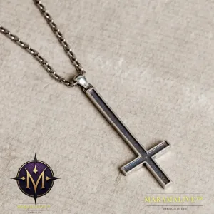 Sterling Silver Inverted Cross Pendant - Cross Jewelry