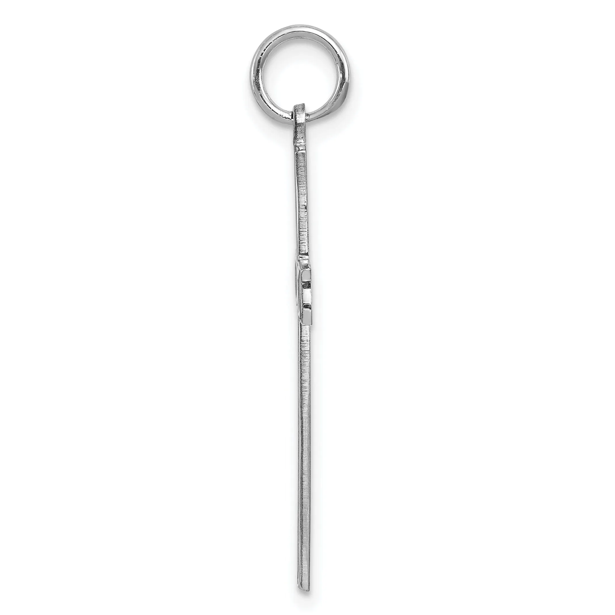 Sterling Silver Laser Designed Cross Pendant