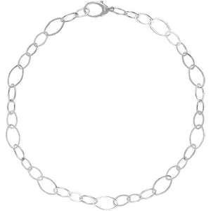 Sterling Silver Link 18" Necklace