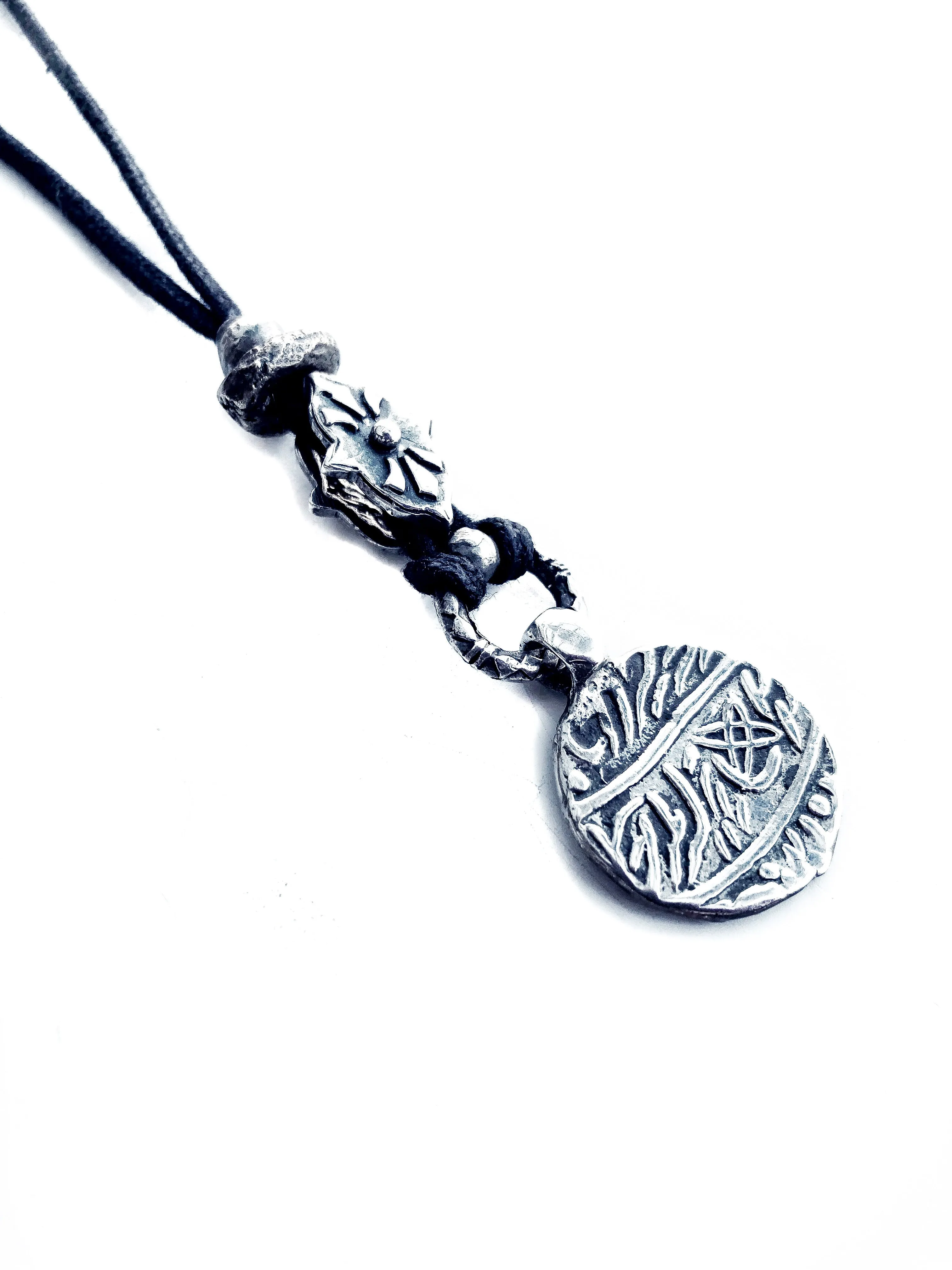 Sterling Silver Lucky Coin Adjustable Necklace