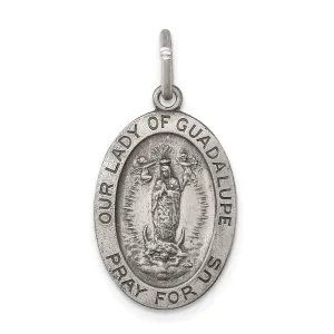 Sterling Silver Our Lady of Guadalpue Medal