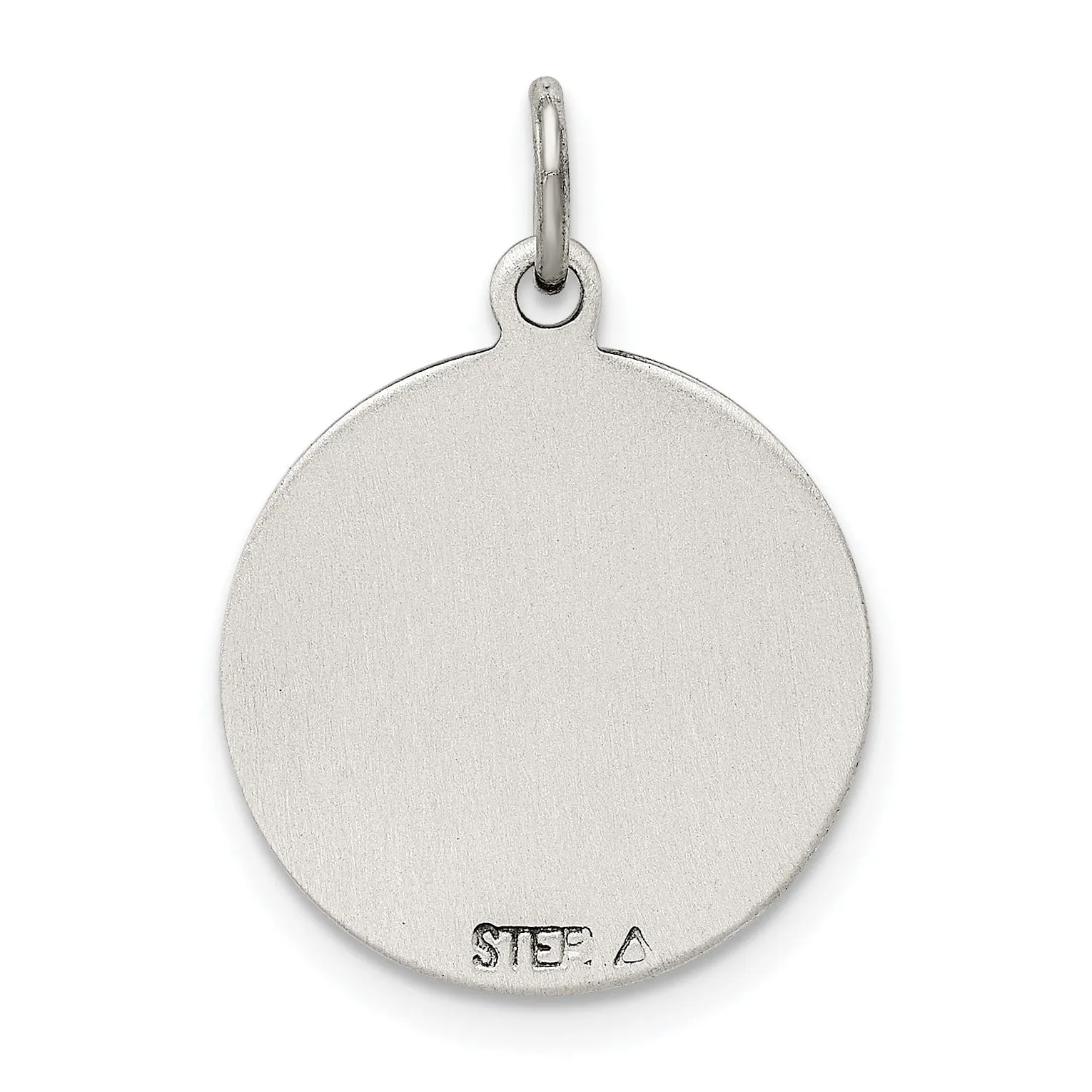 Sterling Silver Oxidized St. Gerard Medal Pendant