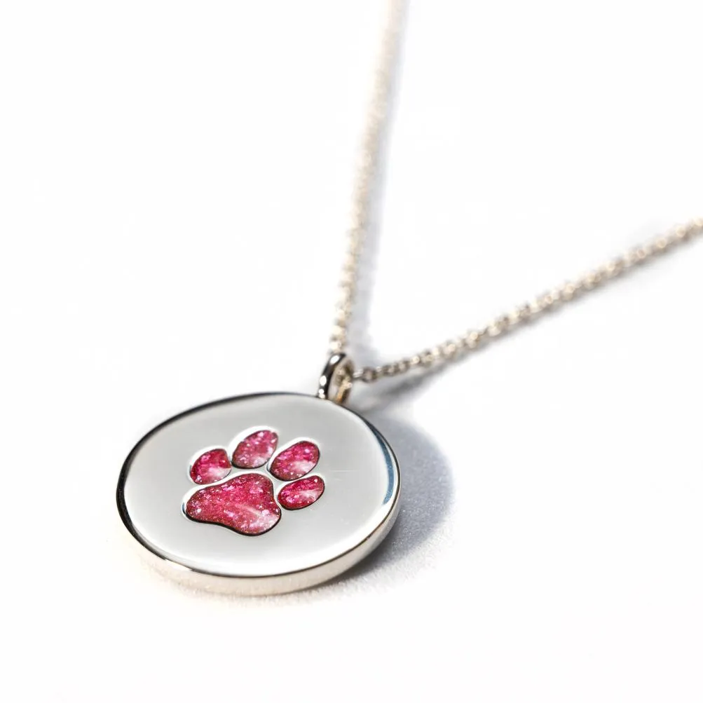 Sterling Silver Pawprint Pendant