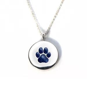 Sterling Silver Pawprint Pendant
