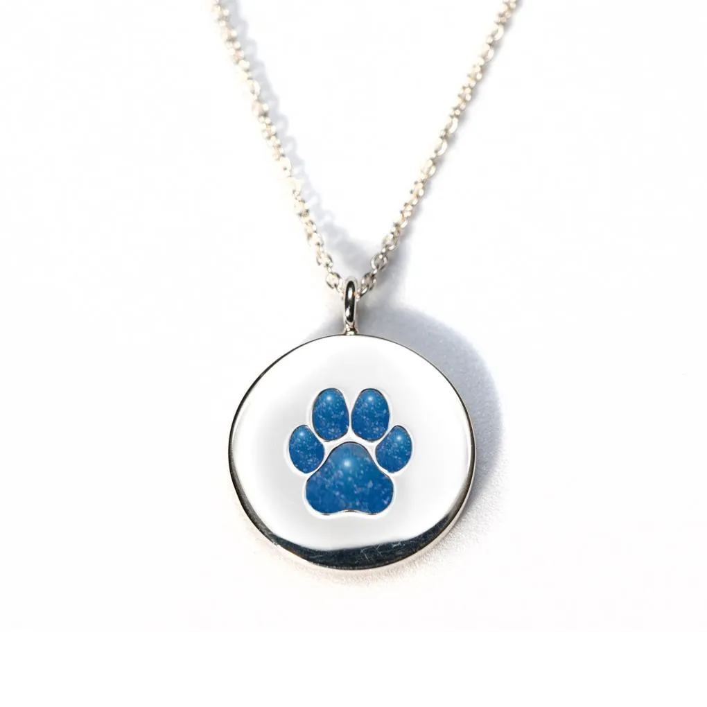 Sterling Silver Pawprint Pendant