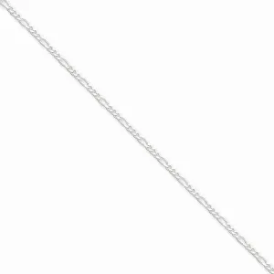 Sterling Silver Polish 2.25m Solid Figaro Chain