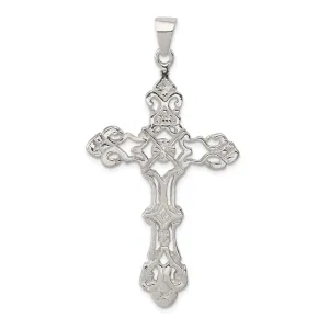 Sterling Silver Polished INRI Cross Pendant