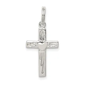 Sterling Silver Polished Latin Cross Pendant