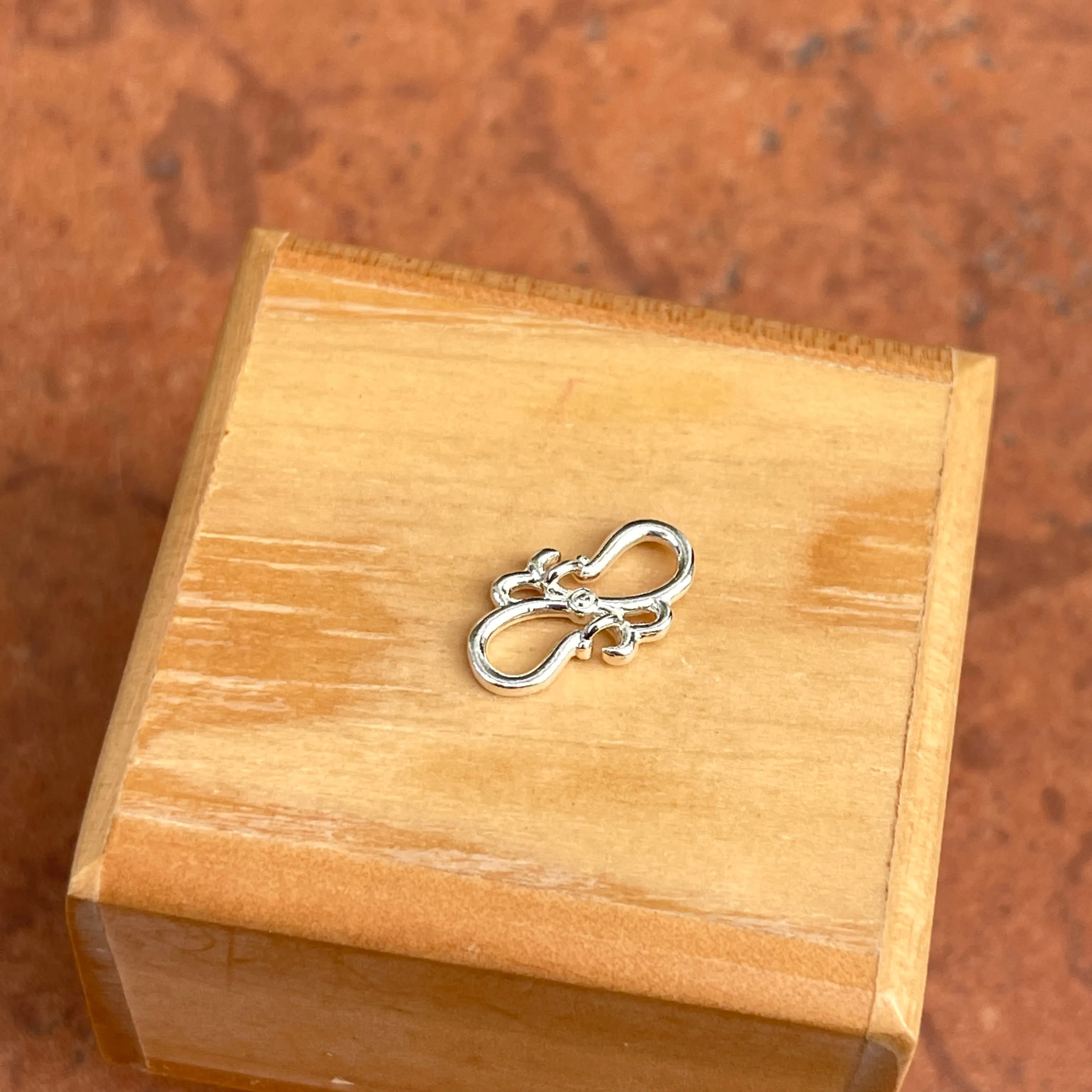 Sterling Silver Stylized S-Hook Extender Clasp