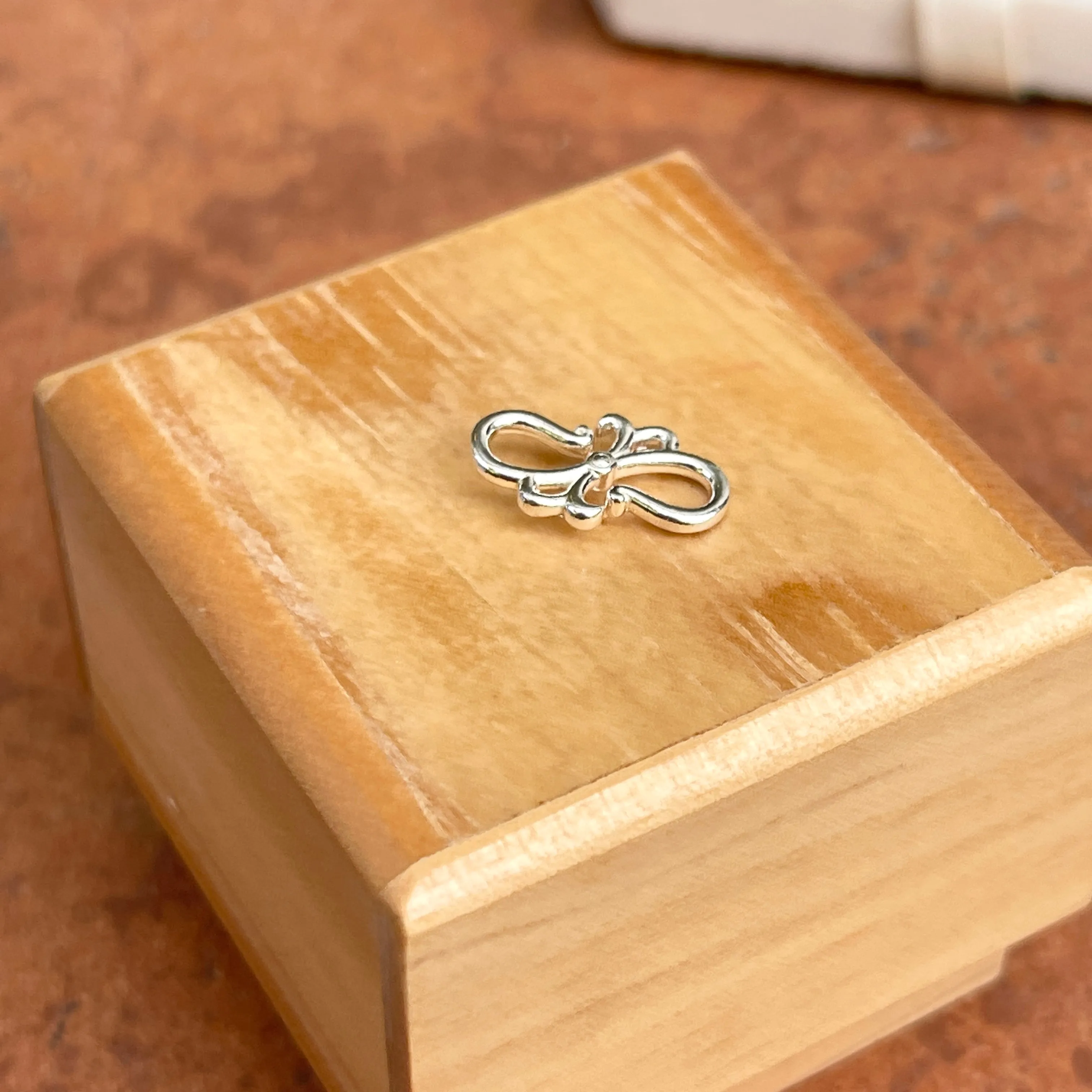Sterling Silver Stylized S-Hook Extender Clasp