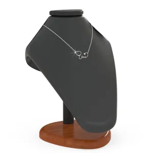 Stethoscope Love - Birthstone Necklace (.925 silver)